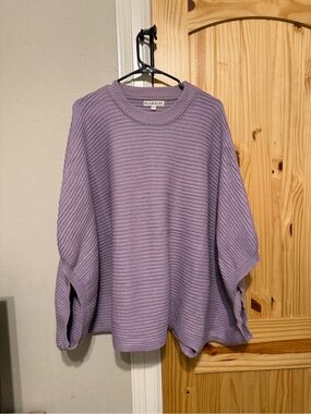 Blakely Lavender Poncho Top